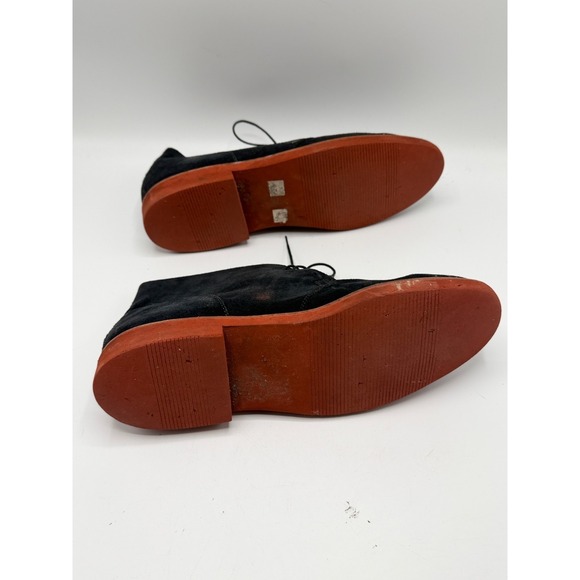 Walk-Over Mens Suede Chukka Boots Black Red Brick Sole 35010I Size 12 No Box main image 6